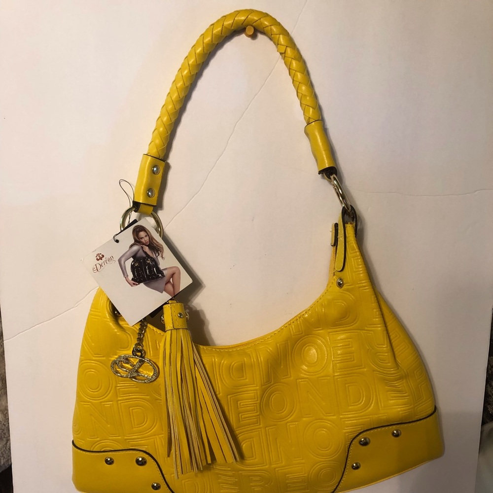 “Never used” Dereon (Beyoncé) Yellow Handbag